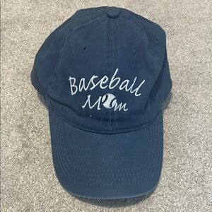Baseball Mom  Cap - Navy